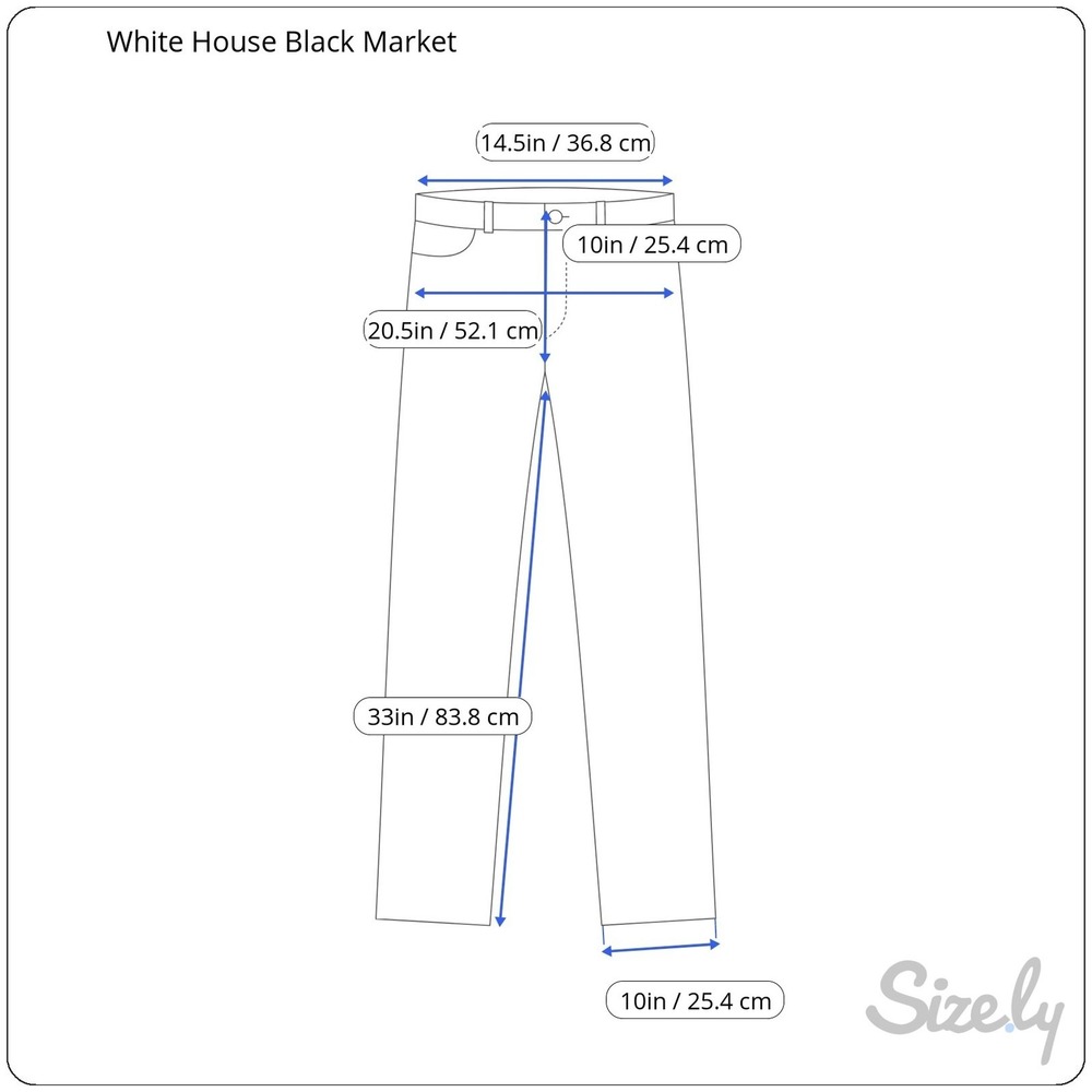 White House Black Market Pants 6 Wide Zip Side Zip Trouser Career Stretch Office - Picture 12 of 12